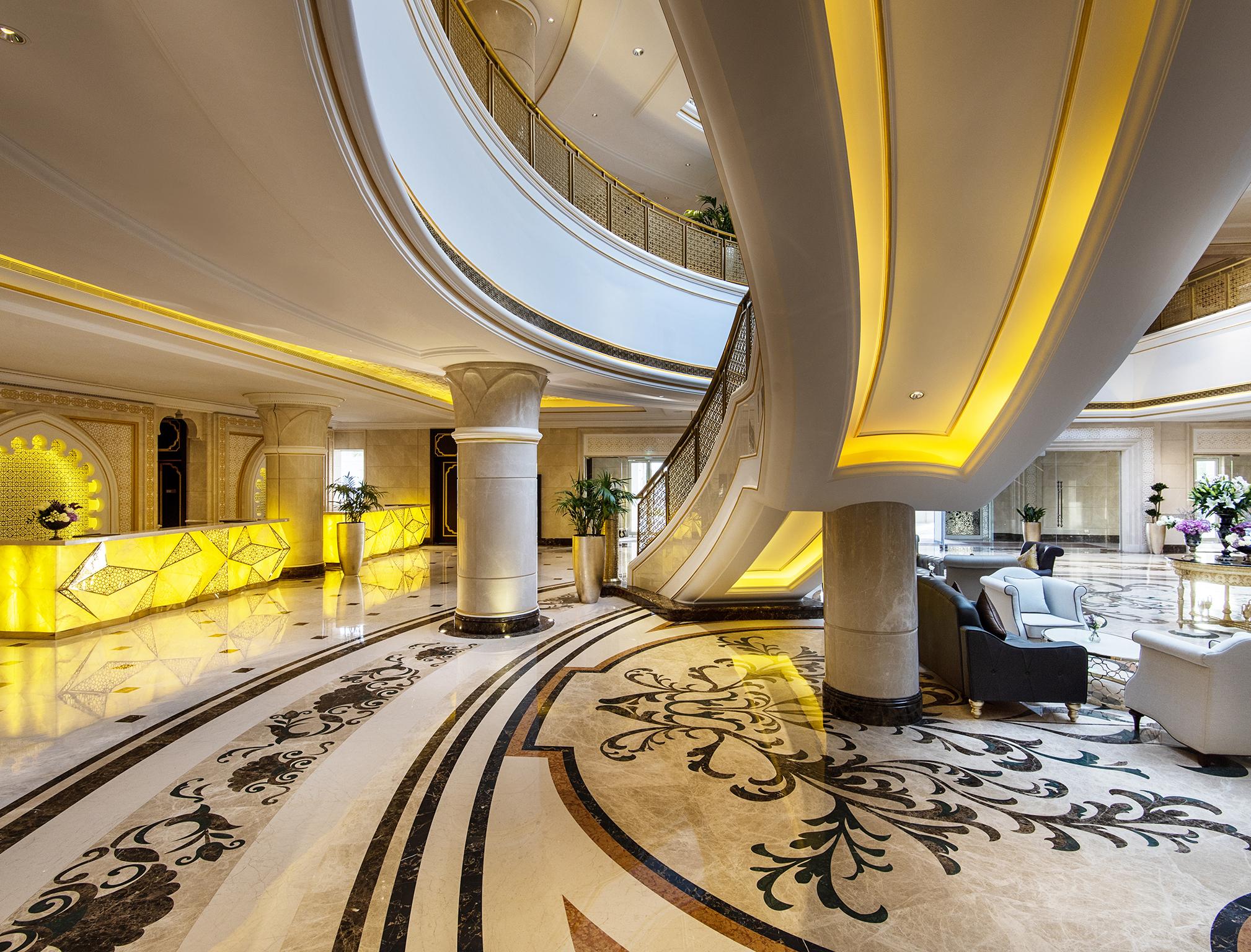 Ezdan Palace Hotel Ντόχα Εξωτερικό φωτογραφία Lobby
