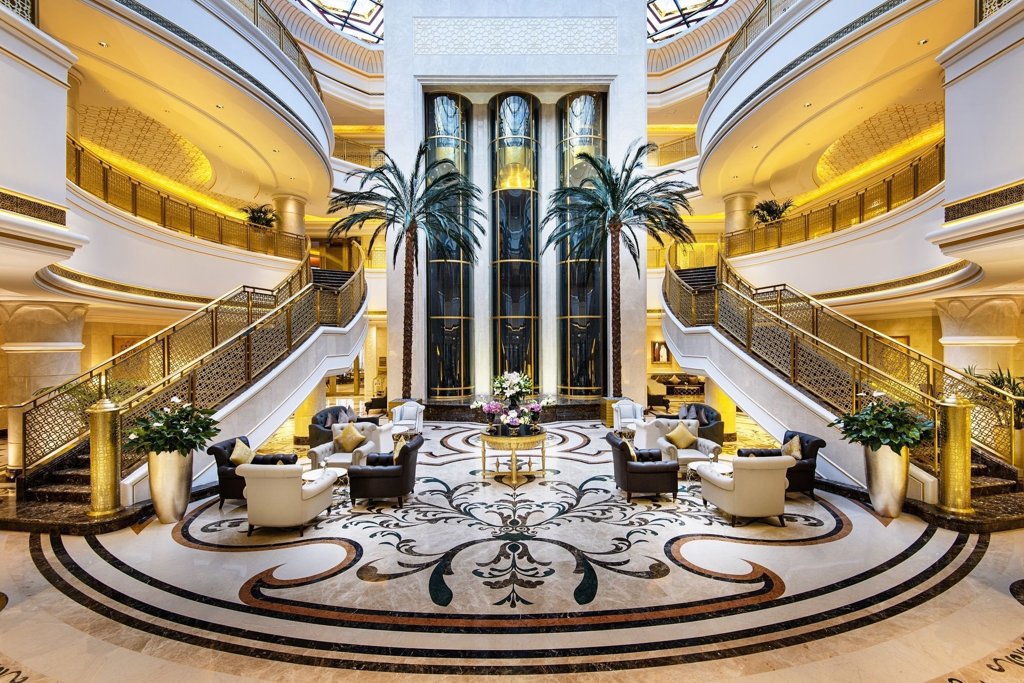 Ezdan Palace Hotel Ντόχα Εξωτερικό φωτογραφία Lobby